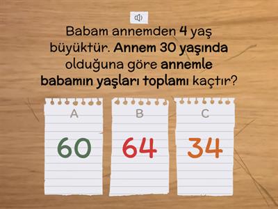Basit Problemler-3 (Metin AKGÜN)