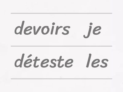 Expressing likes and dislikes