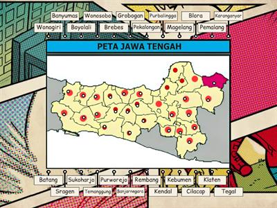 Peta Jawa Tengah