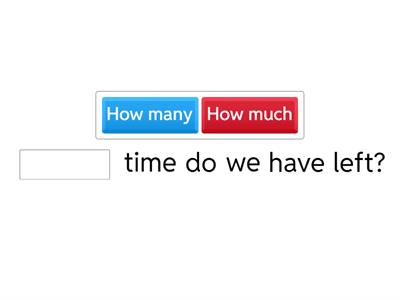 How much and How many