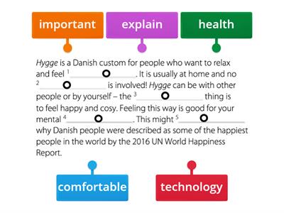 Language Hub B1 4.3 Reading (summary)