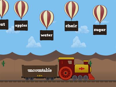 COUNTABLE AND UNCOUNTABLE NOUNS