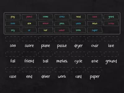 EC I2 M2 10A Compound Noun Match Up