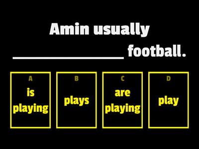 Y5 UNIT 4 : LEARNING WORLD - present simple/present continuous (page 47)