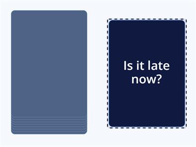 A1 to be speaking questions