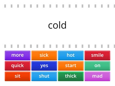 Antonyms Match