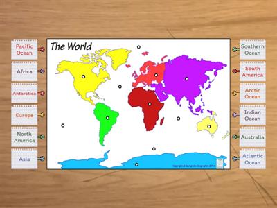 Continents and Oceans