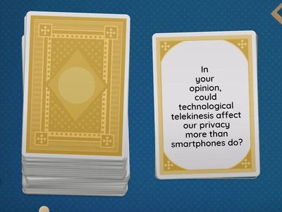 5G and Telekinesis Speaking Cards