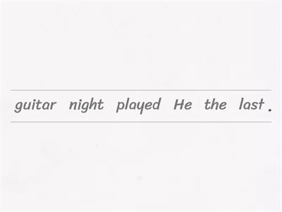 Past simple (Affirmative and Negative)