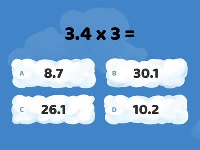 Multiplying Decimals