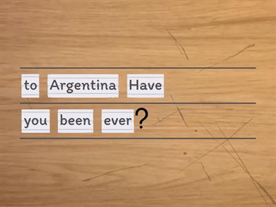 Ever/Never - Unscramble