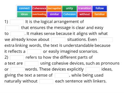 Coherence & Cohesion