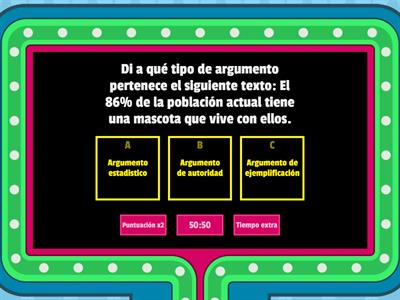 Juego Argumentos 