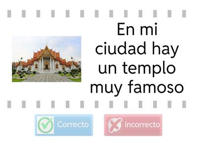 ¿Correcto o incorrecto? 