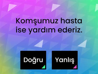 Evimizde Hayat-D/Y etkinliği