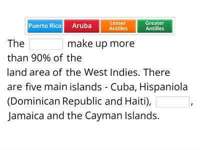 Greater & Lesser Antilles