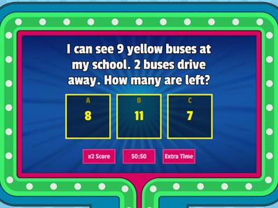 Subtraction Word Problems