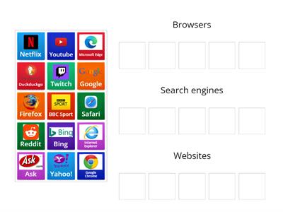 Browsers, search engines, and websites