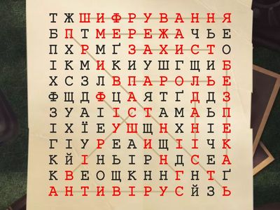 «Кібердетектив: знайди терміни безпеки» 🔐