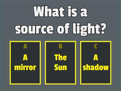Year 3 Light Questions