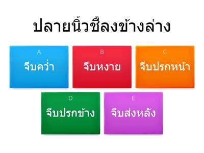 นาฏยศัพท์ (การจีบ)