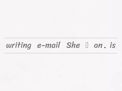 Present Contin  affirmative 