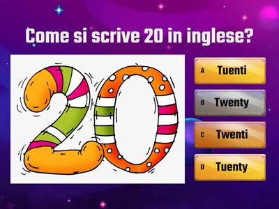 Inglese classe 2 primaria - come si scrivono i numeri in inglese?