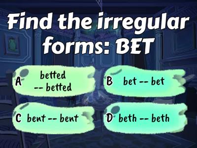 Irregular Verbs _ Belt 1 (triples)