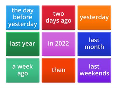 Time expressions (Past Simple)