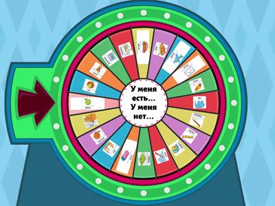 У меня есть/ нет. Лексика