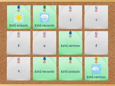 Memory ¿Cómo está el clima?