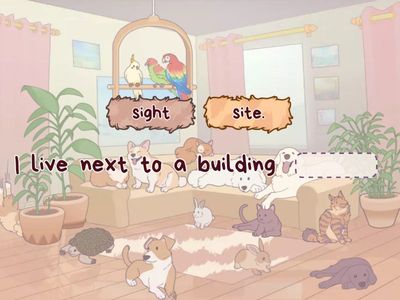 Chloe's /s/ homophone game