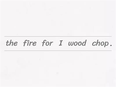 Present tense + OO sound