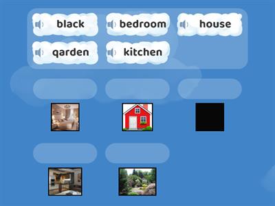 Дом ,сад,кухня,спальня и чёрный