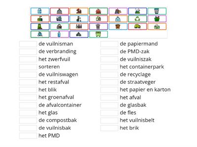 Woordenschat afval 