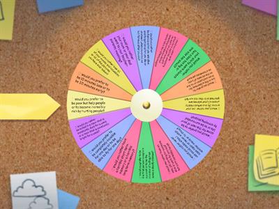 Would you rather? Would you prefer?