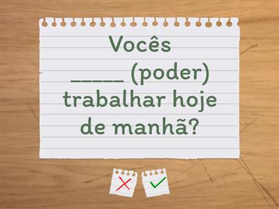 Querer, poder e fazer