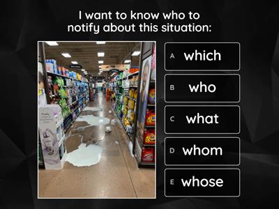 Interrogative Pronouns