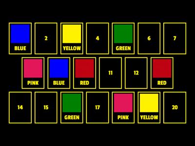 Memory Game (COLORS)