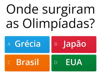 Quiz Olimpíadas e Paralipíadas