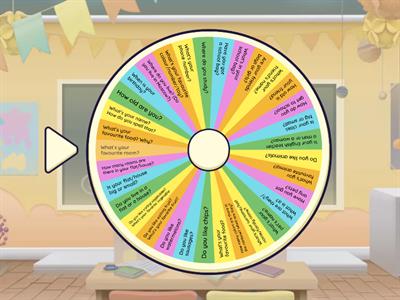 Starters Speaking questions