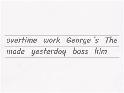 Make, let, be allowed