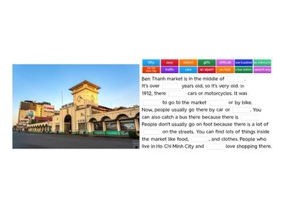 Unit 4: Reading- Ben Thanh market