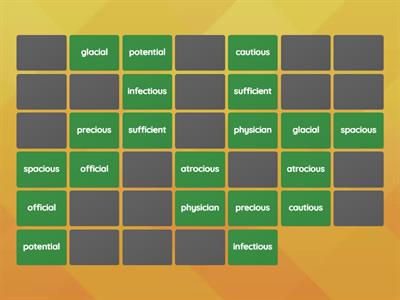 CI, TI matching game
