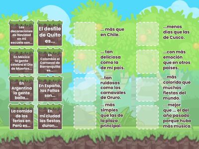 Comparativos y festivales