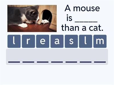 Comparison of adjectives (Dive into English 1)