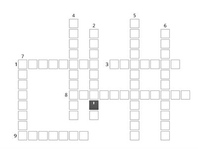 Outcomes Elementary Unit 3  Crossword