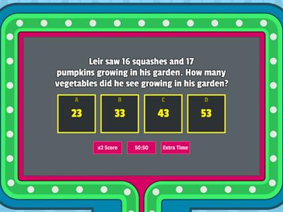 Addition and Subtraction Word Problems 