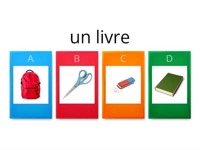 Qui suis-je?  Vocabulaire de la rentrée scolaire