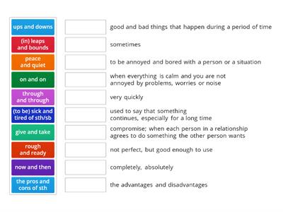 Two-Part Phrases - Definitions